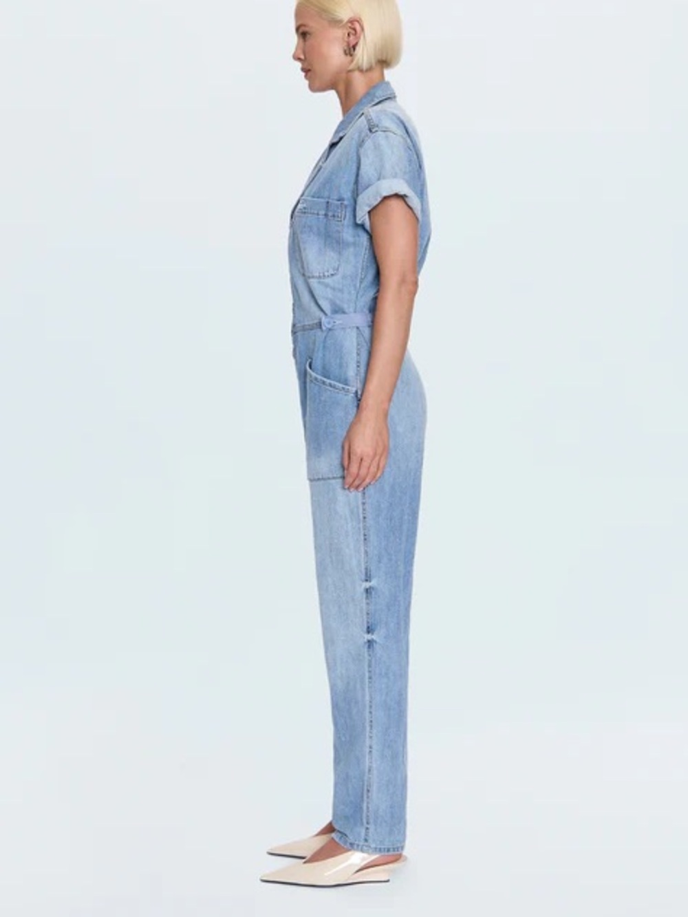 Pistola Grover Denim Jumpsuit - Picture 3 of 11